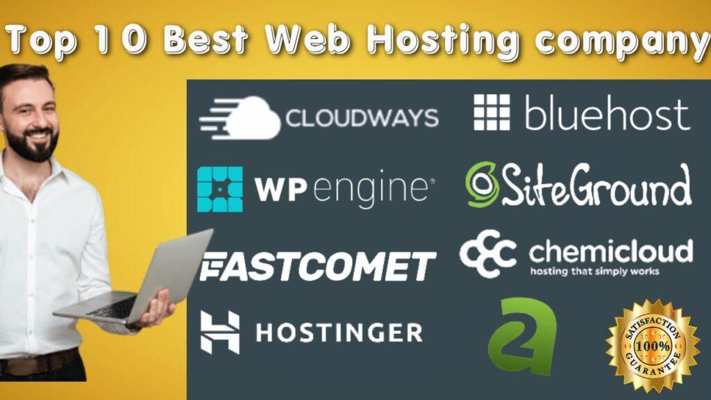 most popular web hosting companies