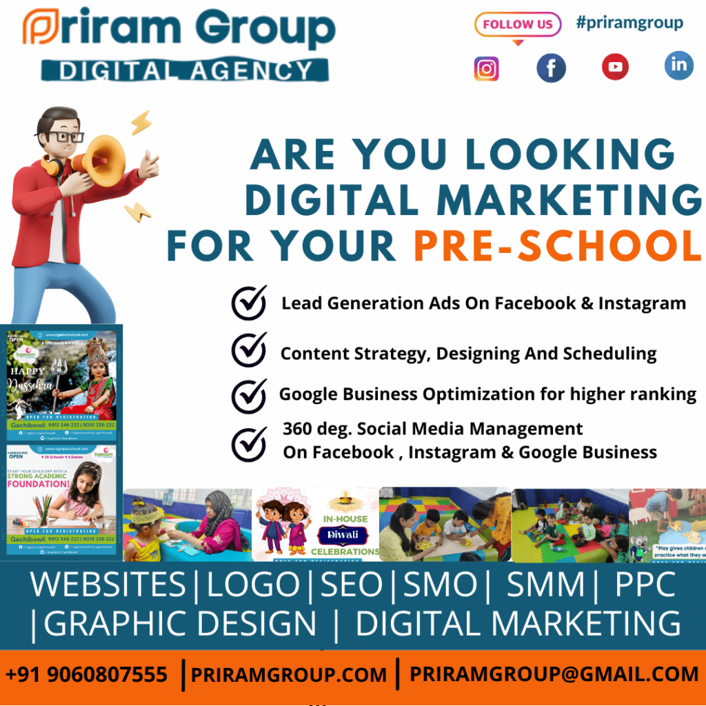 Digital Marketing For Pre-School